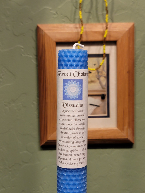 Throat Chakra Candle