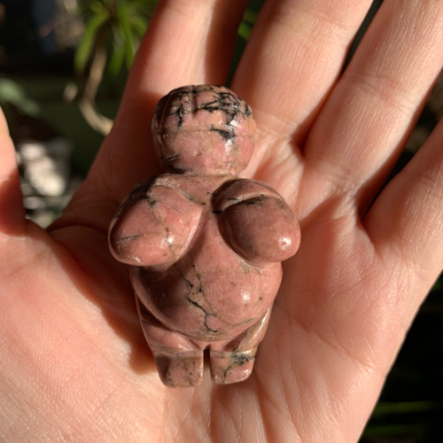 Venus of Willendorf - Rhodonite