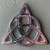 Silver Plate Triquetra 3 inch