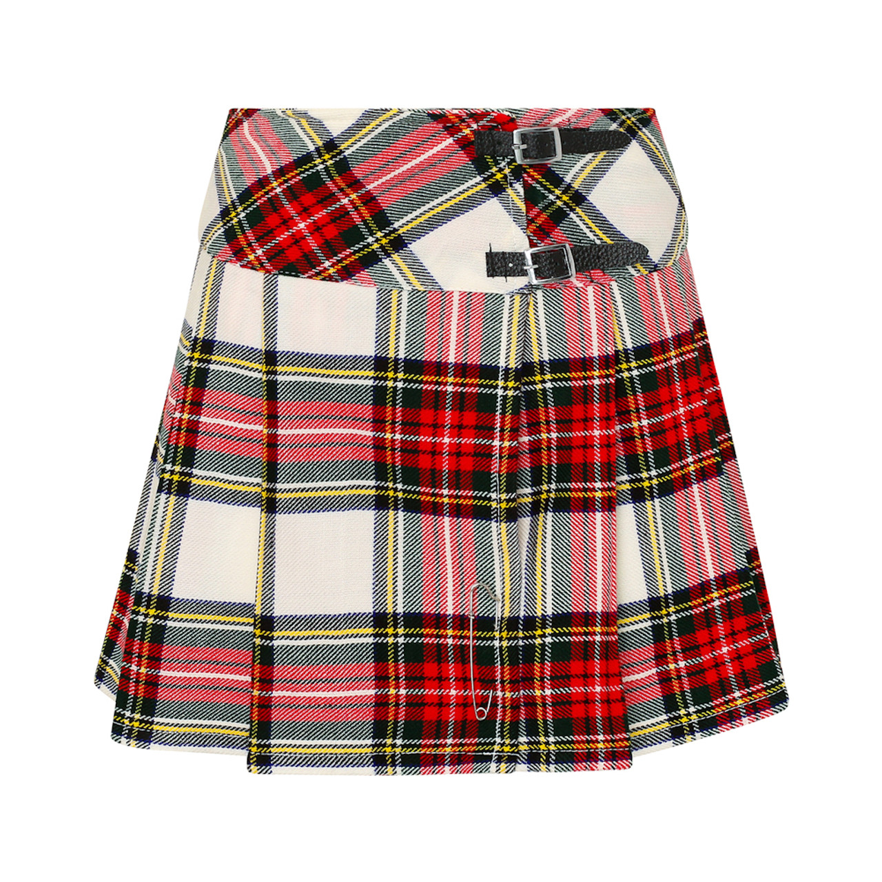 Dress Stewart Tartan Mini Kilt Wrap Around Skirt | 16.5