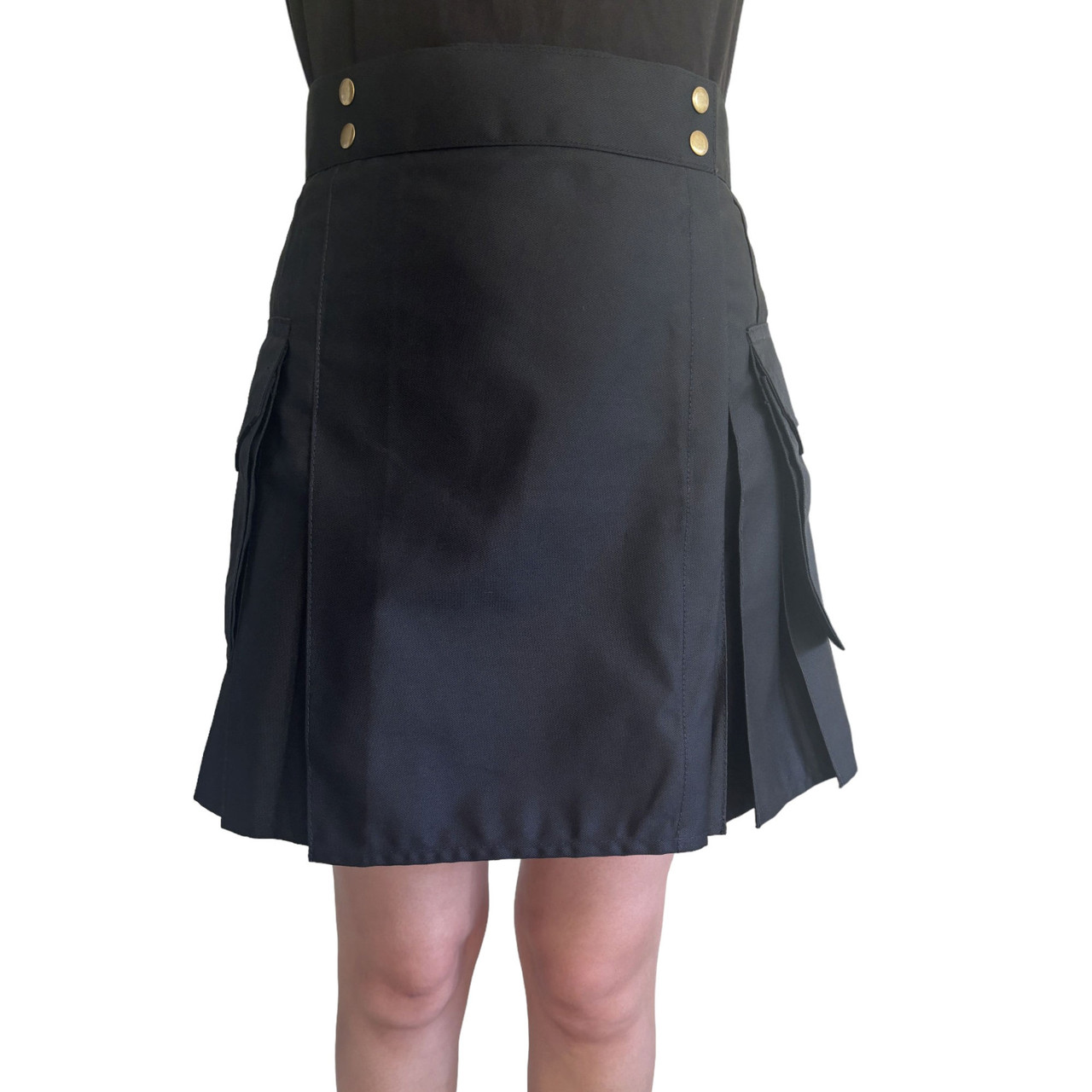 Womens black deals kilt skirt