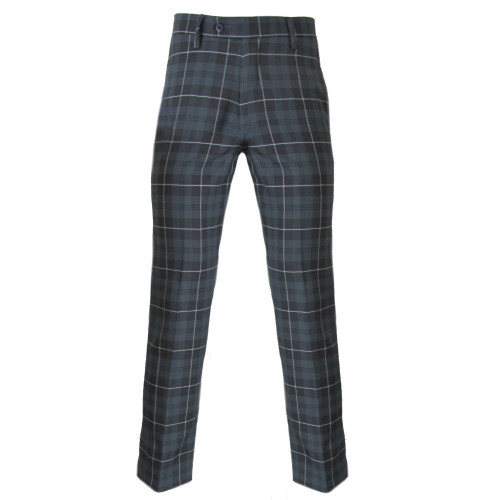 Urban Classics TARTAN PANTS - Trousers - red/black/red - Zalando.co.uk