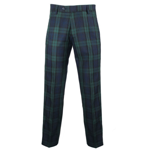 Mens Black Watch Tartan Trousers Plaid Pants Ideal for Golfing  Pants  outfit men Mens golf outfit Plaid golf pants