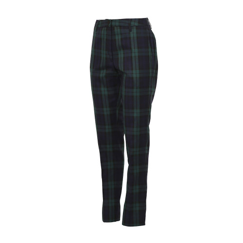 IJP Design Women's Poulter Tartan Trousers - Green, Size 8-31 : Amazon.co.uk:  Fashion