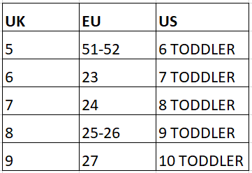 Shoe Size Calculator  Shoe size, Shoe chart, Crochet baby shoes