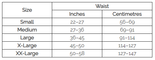 Size Guide | Size Chart | Tartanista Sizes