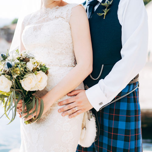 scottish wedding dress