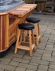 24" Cedar Bar Stool