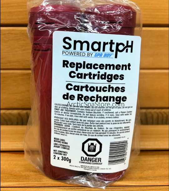 Replacement cartridges for the Smart PH system. Package of two.