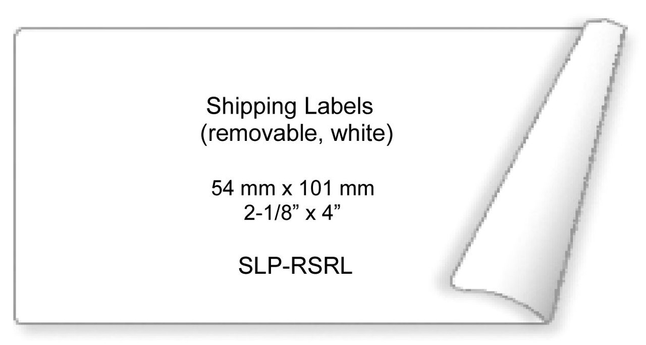 Transport & Logistik Business & Industrie Seiko SLP-RSRL Shipping Labels  White LA2767784