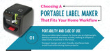 Choosing a Portable Label Maker That Fits Your Home Workflow