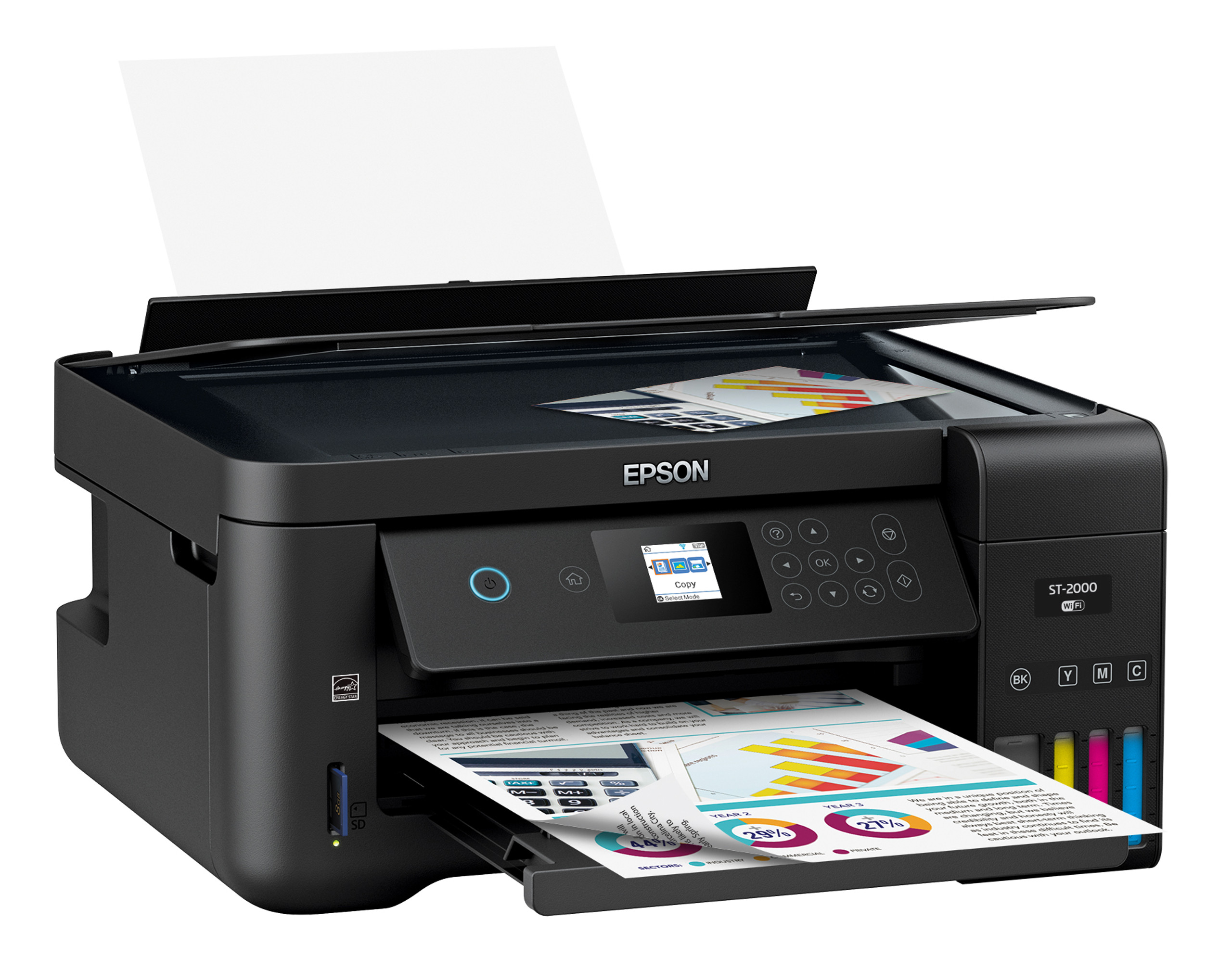 Epson Workforce Pro Wf C5790 Color Mfp Supertank Printer C11cg02201 Lb 7065