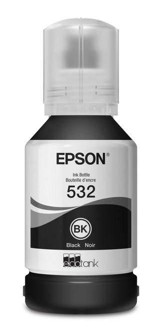 Epson T532 Black Ink Bottle | EcoTank 532 Ink 6,000 Page Yield Image 1