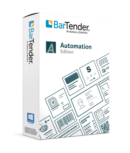 BarTender Automation: Application License + 5 Printers (1 Year Maintenance) Image 1