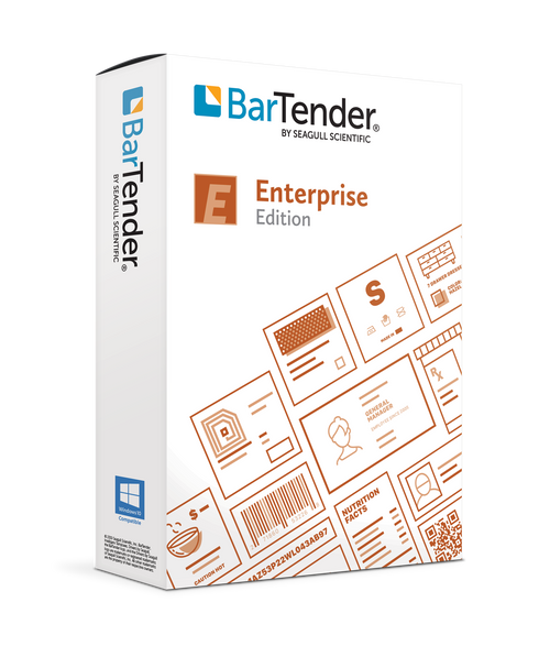 BarTender Enterprise: Application License + 10 Printers  (3 Yr Maintenance) Image 1