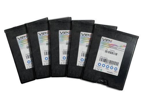 VIPColor VP500/VP600 Cyan Memjet Ink Cartridge - 5 Pack / 200 ml Image 1