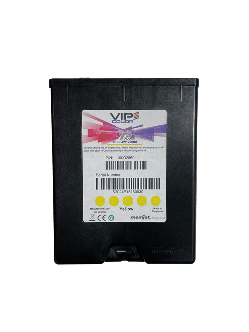 VIPColor VP610/VP700 Yellow Memjet Ink Cartridge - Single / 250 ml Image 1