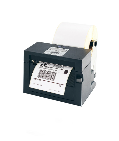 Citizen CL-S400DTU-R Barcode Printer | CL-S400, DT, 120V, SER & USB, Roll Holder, BK