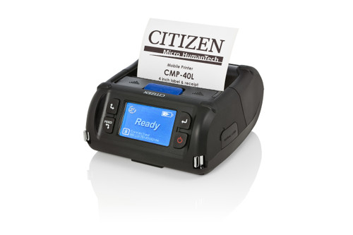 Citizen CMP-40BTIUCL Mobile Printer | Mobile Ptr, CMP-40, Label, iOS & Android BT, & USB, ESC/POS* & CPCL* Image 1