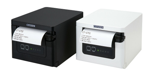 Citizen CT-S751NNUBK POS Printer | Thermal POS, CT-S751, Front load, USB, BK Image 1