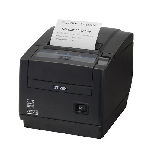 Citizen CT-S601IIS3BTUBKP POS Printer | Thermal POS, CT-S600 Type II, Top Exit, iOS & Android BT, & USB, BK Image 1