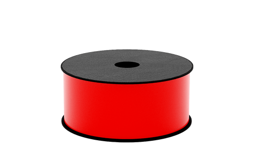 Brother BMSLT204 | 2" x 150ft Red Continuous 2.8mil Vinyl Thermal Transfer Label Tape 1' Core Image 1