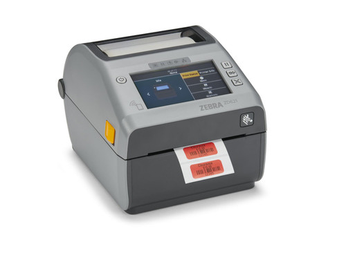 Zebra ZD621d 4" Wide 203 dpi, 8 ips Direct Thermal Linerless Label Printer USB/LAN/Seial/BTLE5/Linerless with Cutter | ZD6A042-D41F00EZ Image 1