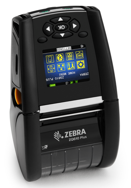 Zebra ZQ610 Plus 2" Wide 203 dpi, 4.5 ips Direct Thermal Label Printer BT4/Linerless Platen/0.75" Core | ZQ61-AUF2004-00 Image 1