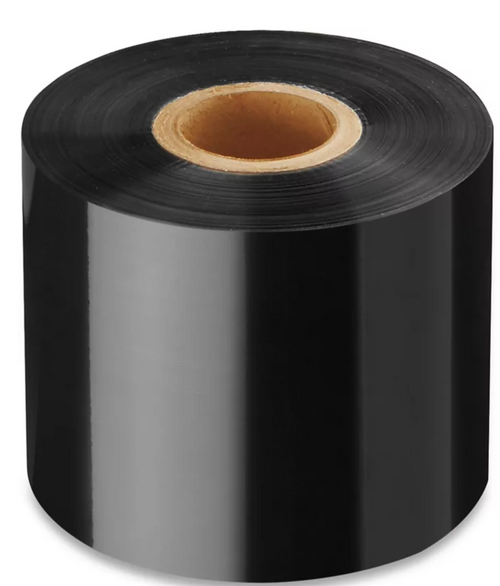 Zebra 1.18" x 1476 Feet (30mm x 450m) HL37 Black Textile Resin Ribbon CSO / For Dry Cleaning