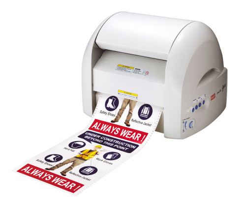 MAX CPM-200GU Bepop - 8 inch Wide Sign and Label Printing & Cutting Machine with process color capability