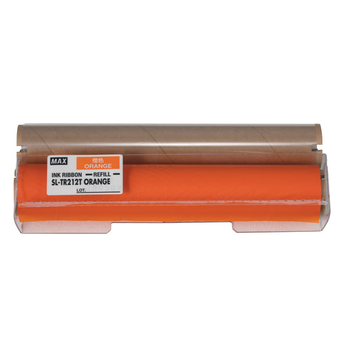 MAX Bepop CPM-200GU SL-TR212T ORANGE RESIN RIBBON REFILL 200mmx50m