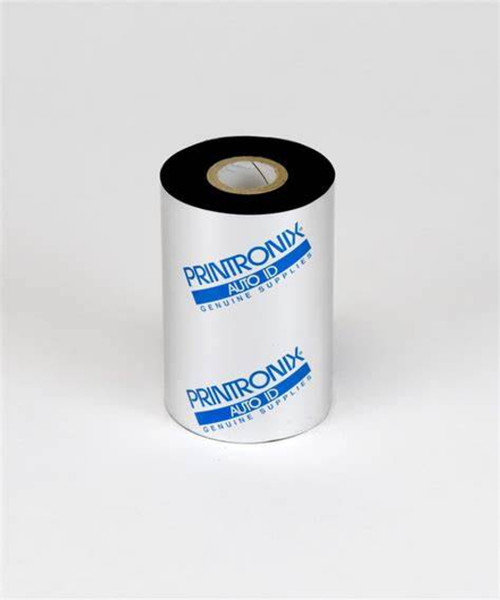 Printronix 8.66in x 2051ft (220mm x 625m) Black 8050-SWX Wax Ribbon CSO - 6 Rolls/CTN | P140296-001