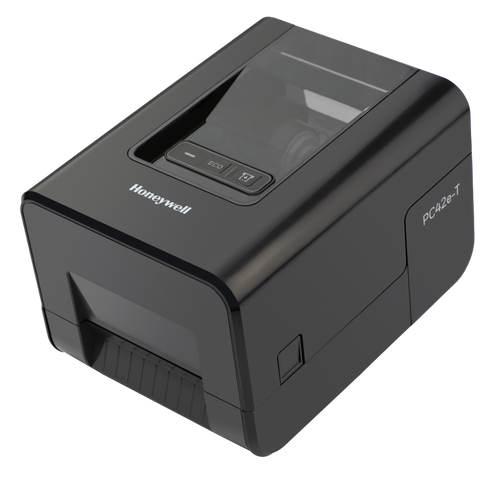 Honeywell PC42E-T Black Desktop Thermal Transfer Barcode Printer | 4" Wide 300 dpi 5 ips USB/LAN | PC42E-TB02300