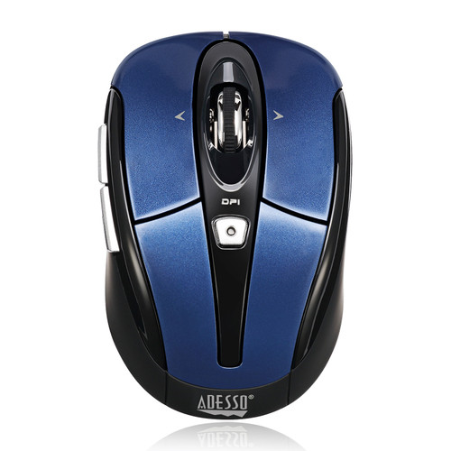 Adesso IMOUSES60L | Blue Wireless Programmable Mini Mouse