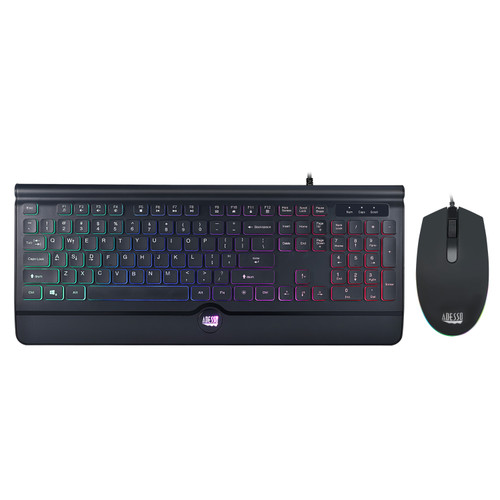 Adesso AKB-137CB | USB Illuminated Gaming Keyboard &Mouse
