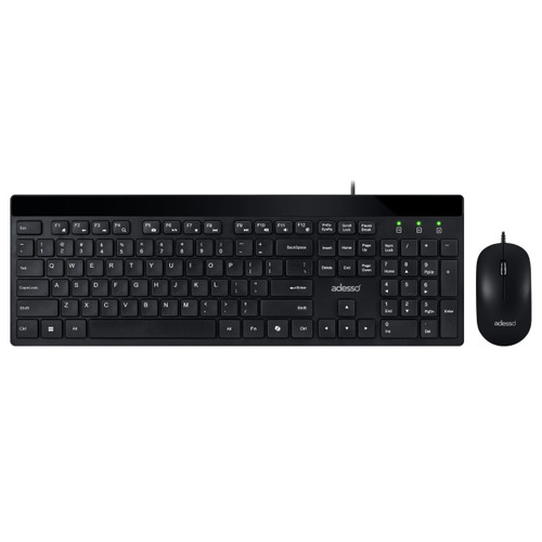 Adesso AKB-140CB | Low Profile keyboard and mouse combo