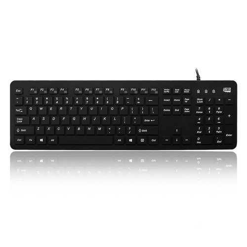 Adesso AKB-235UB | Waterproof Antimicrobial USB keyboard