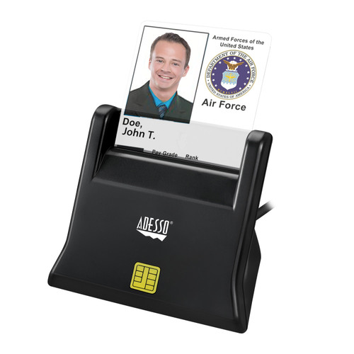 Adesso SCR-300 | TAA USB DeskTop Smart Card Reader