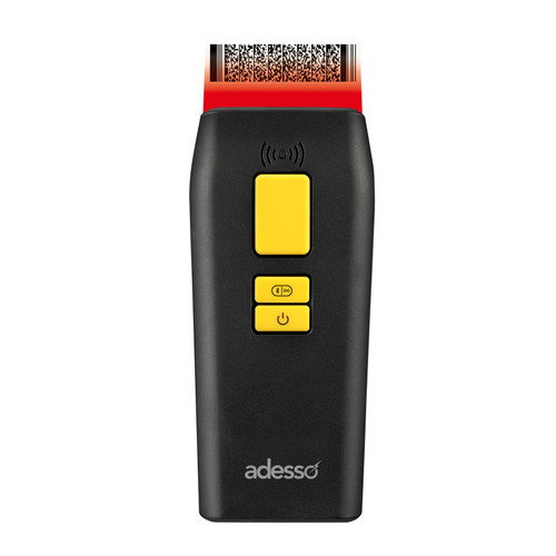 Adesso NUSCAN3500 | Bluetooth & 2.4Ghz Wireless Antimicrobial & Waterproof 2D Barcode Scanner