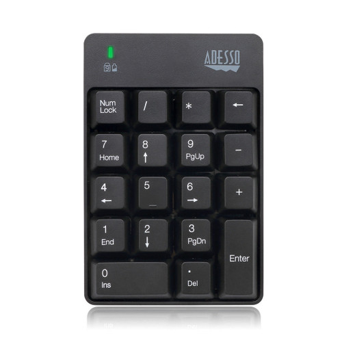Adesso WKB-6010UB | 2.4GHZ WIRELESS 18-KEY NUMERIC KEYPAD