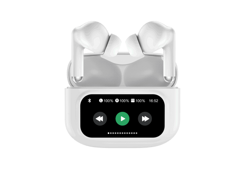 Adesso XTREAMT3 | Bluetooth Active Noise Cancellation Earbuds with Charging Case featuring Touchscreen Controls