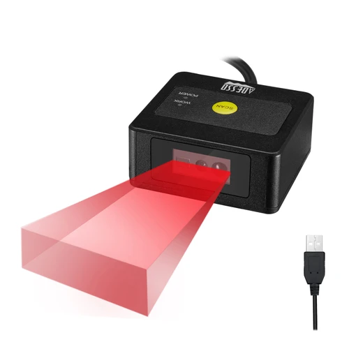 Adesso NUSCAN4400T | USB/RS232 2D Fixed Mounted Barcode Scanner