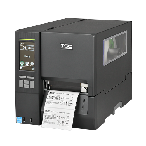 TSC MH341P 4in Thermal Transfer Label Printer 300 dpi - 8in OD Internal Rewind MH341P-A001-0301