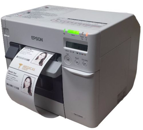 Epson TM-C3500 Color Name Badge Printer with 3-year SITA Warranty Image 1