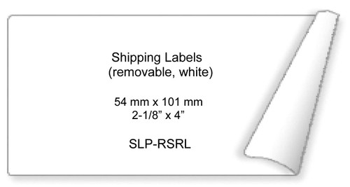 Seiko SLP620/650 2.125 x 4 White Removable Labels SLP-RSRL (SLP-RSRL)