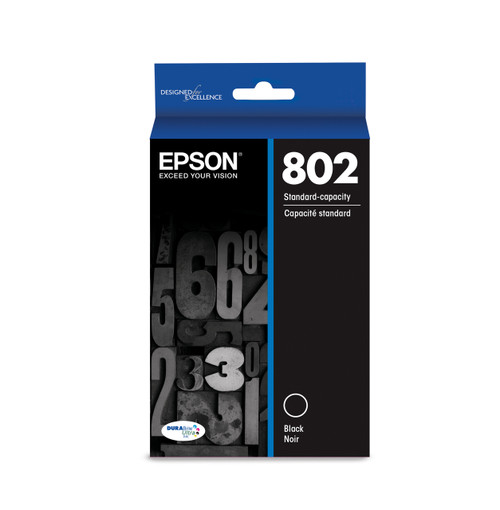 Epson T802 Black Ink Cartridge | 900 Page Yield Image 1