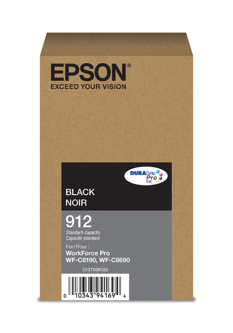 Epson T912  Black Ink 2,900 Page Yield Image 1