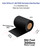 Brother TD4 4.33" x 984 ft (110mm x 300m) R510HF Ultra Durable UL Black Resin Ribbon with Take-Up Core / 2x2 Notch