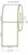 C6500 3" x 6" High Gloss Paper Labels 400/Roll 6" OD
