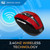 Adesso IMOUSES60R | Red Wireless Programmable Mini Mouse